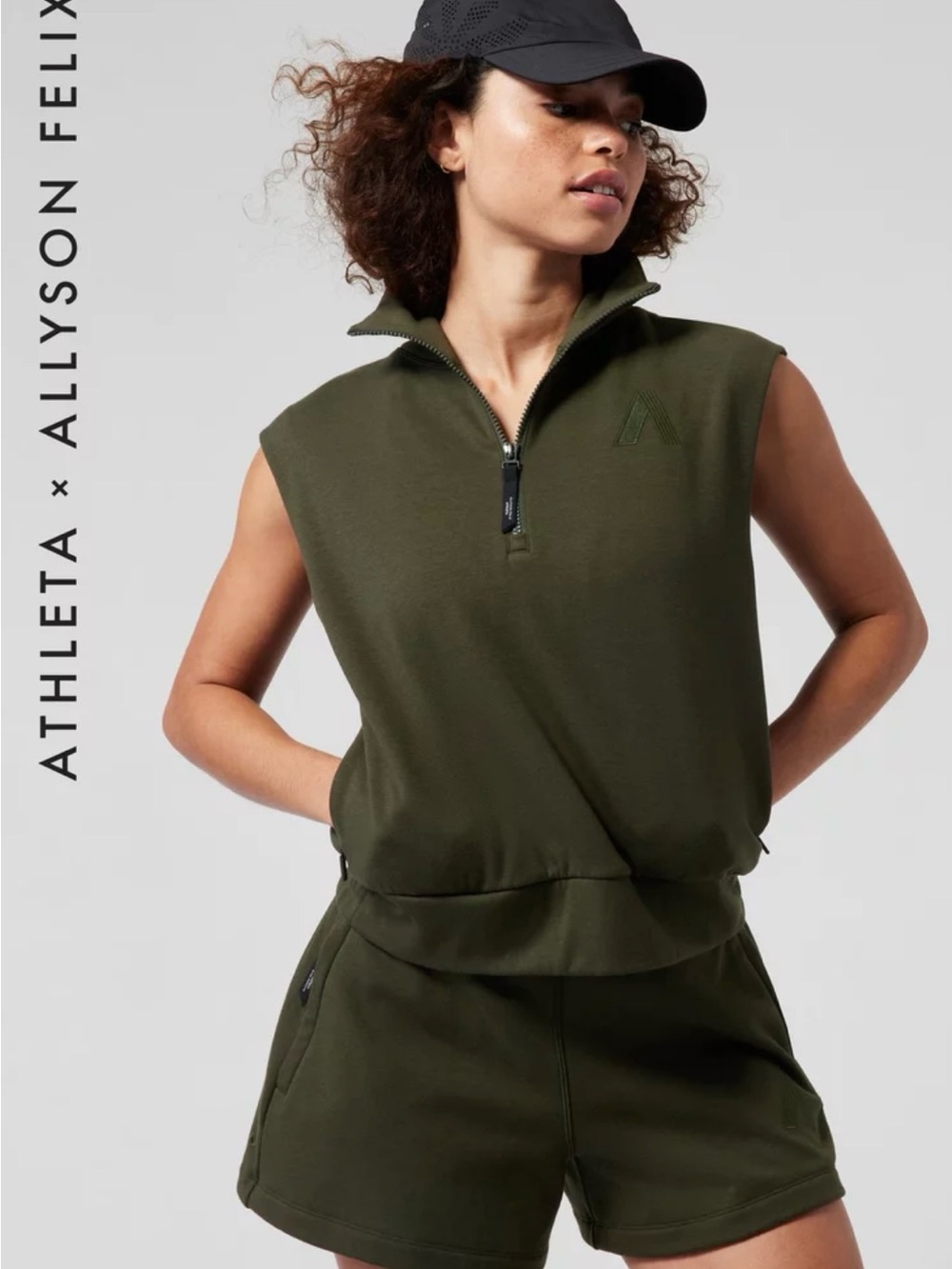 Athleta x Allyson Felix Legend II Green Vest
